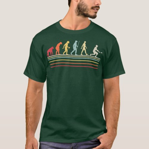 Funny Ultimate Frisbee Player Evolution Vintage Fl T_Shirt
