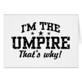 Funny Umpire (Front Horizontal)