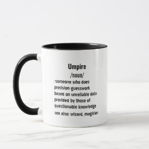 funny Umpire Definition gifts for men women Mug