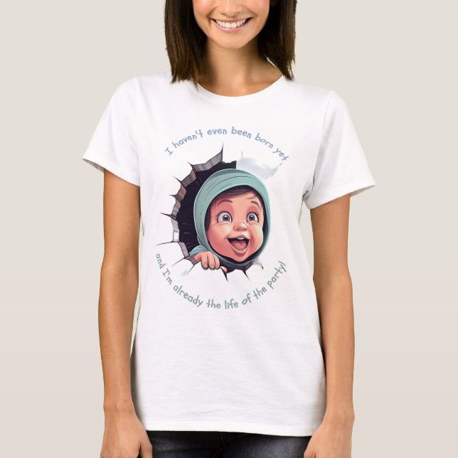 Funny unborn baby T-Shirt (Front)