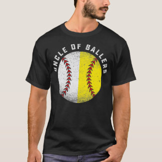 Funny Uncle Gift From Nephew Niece Baseball Softba T-Shirt