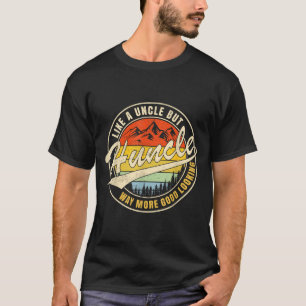 Funny Uncle Gifts From Niece And Nephew Huncle Def T-Shirt