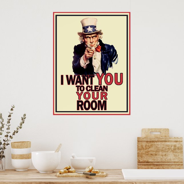 Funny Uncle Sam Poster | Zazzle