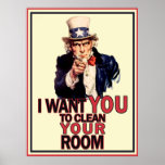 Funny Uncle Sam Poster at Zazzle
