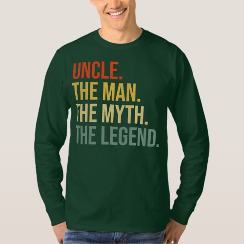 Funny Uncle The Man The Myth The Legend  T_Shirt