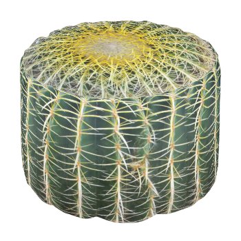 Funny Uncomfortable Tropical Cactus Pouf by KreaturFlora at Zazzle