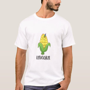 Funny Uni Corn Unicorn Corn Lovers Corn Farmer Tan T-Shirt