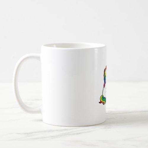 Funny unicorn camping campfire tent boy scout coffee mug