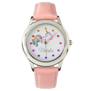 Funny unicorn cat  - add name watch