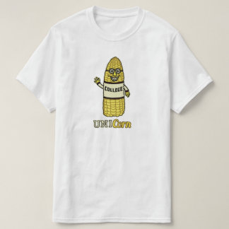 Funny Unicorn Corn University Pun T-Shirt