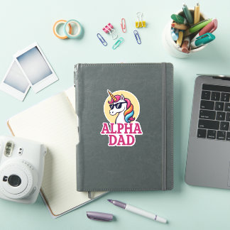 Funny Unicorn Dad Laufey Men Father's Day Christma Sticker
