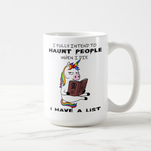 FUNNY UNICORN GIFT  Rainbow Unicorn Cute Unicorn Coffee Mug