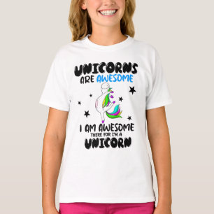 FUNNY UNICORN I am Awesome T-Shirt