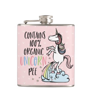 Funny Unicorn - Organic Unicorn Pee Flask