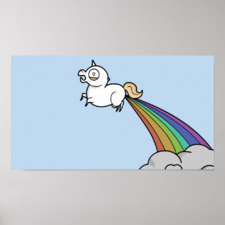 Funny Unicorn Poop Art | Funny Unicorn Poop Paintings & Framed Artwork ...
