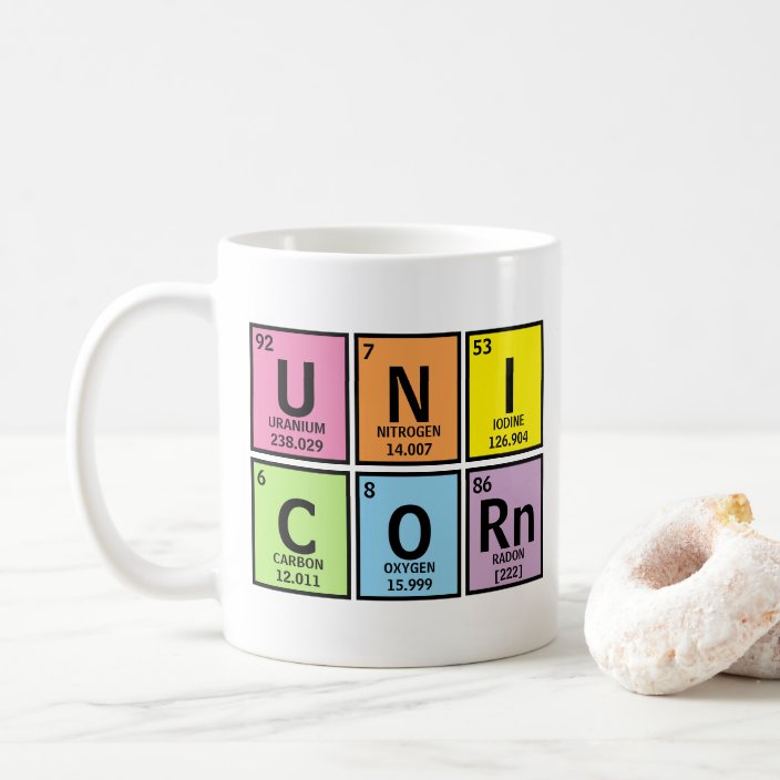 Funny Unicorn Rainbow Periodic Table Of Elements Coffee Mug Zazzle Com - Periodic Table Of Elements Coffee Mug Funny Unicorn Rainbow Periodic Table Of Elements Coffee Mug Zazzle Com - Periodic Table Of Elements Coffee Mug