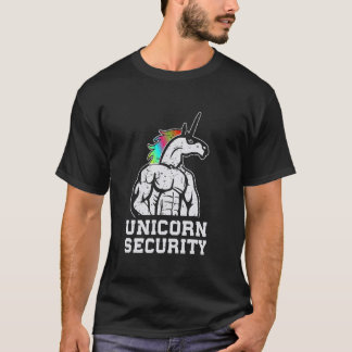 Funny Unicorn Security T-Shirt