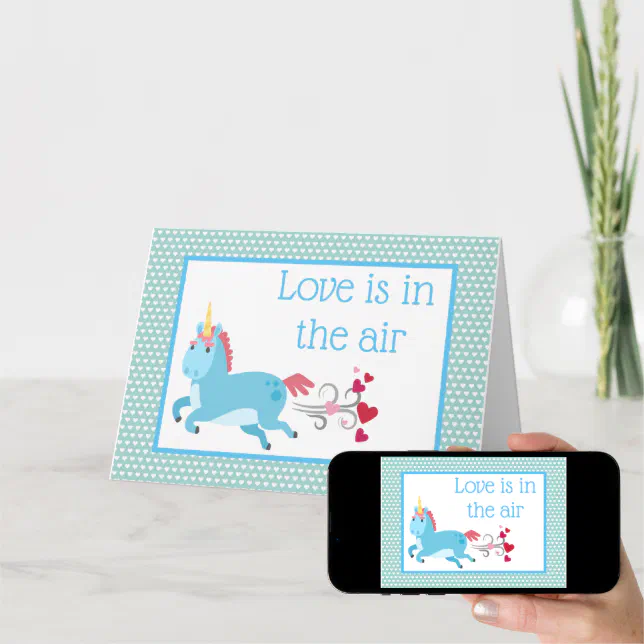 Funny Unicorn Valentine's Day Card | Zazzle
