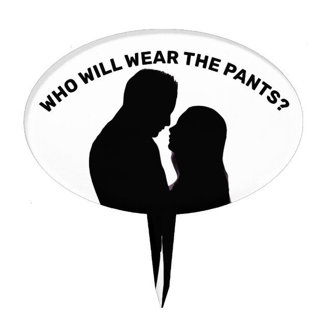 FUNNY UNIQUE WEDDING CAKE TOPPERS (Front)