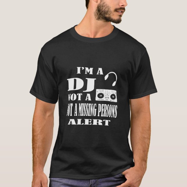 Funny Unique Wedding Dj Amp Party Dj House Dj Miss T-Shirt (Front)