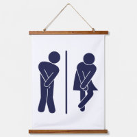 Funny Unisex Bathroom Sign