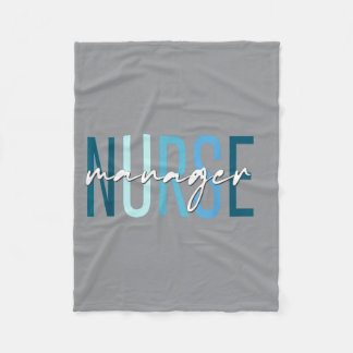 Funny Unit Nurse Manager Practitioner Nurse Day Fleece Blanket