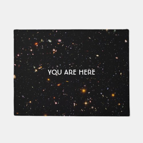 Funny universe photo with You Are Here Doormat