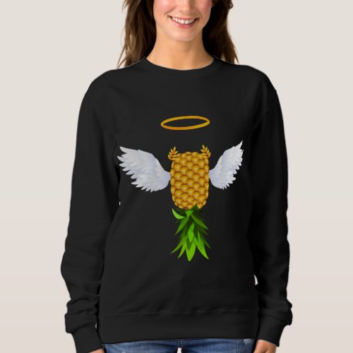 Funny Upside Down Pineapple Swinger Gift Cool Ange Sweatshirt