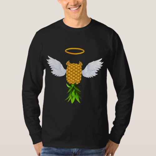 Funny Upside Down Pineapple Swinger Gift Cool Ange T_Shirt