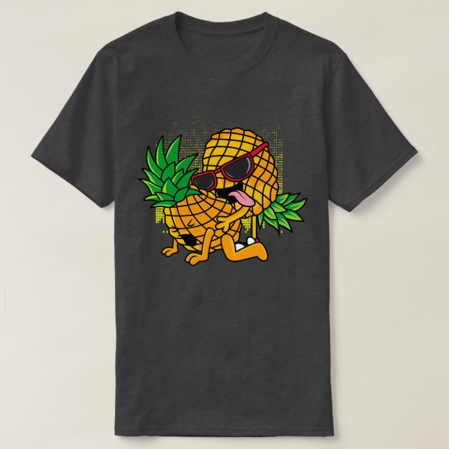 Funny Upside Down Pineapple Swinger Sexy Joke Men  T-Shirt (Design Front)