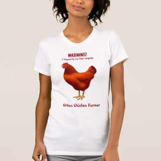 Funny Urban Chicken Farmer Red Hen T-Shirt