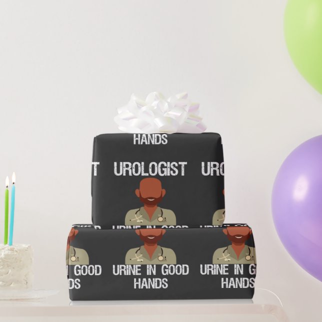 Funny Urologist  Wrapping Paper (Party Gifts)