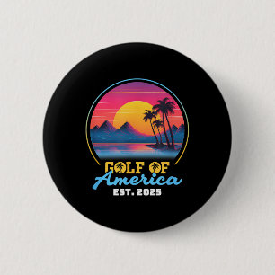 Funny Usa America Shirt Gulf Of Us America Est 202 Button