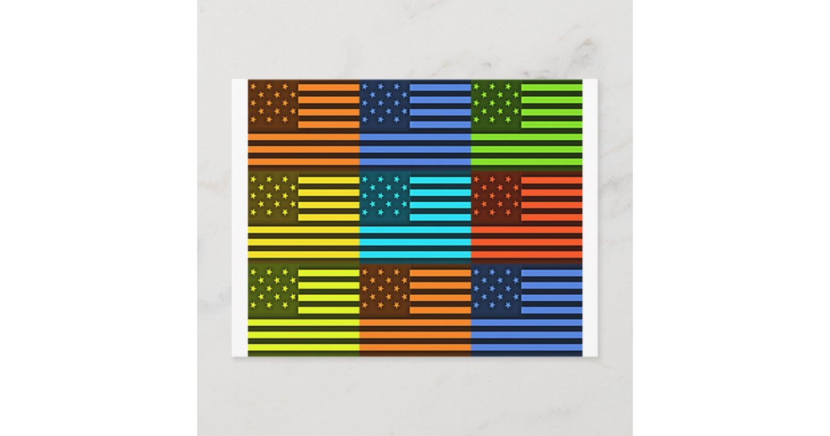 Funny USA Flag Postcard Zazzle