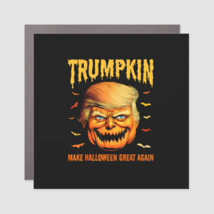 Funny Usa Pumpkin Trumpkin Make Halloween Great Ag Car Magnet