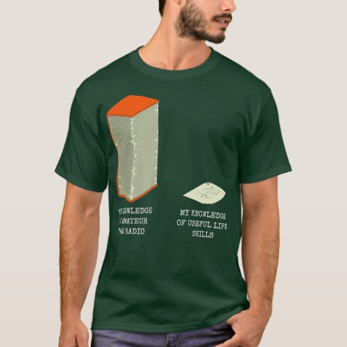 Funny Useless Knowledge Meme QRZ Amateur Ham T_Shirt