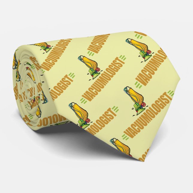 Funny Vacuuming Cleaner Tie (Rolled)
