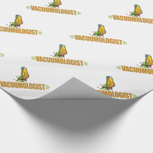 Funny Vacuuming Wrapping Paper
