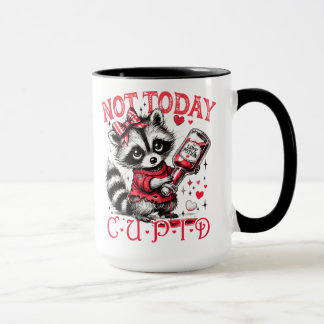 Funny Valentine Coffee Mug, Raccoon Valentine Mug