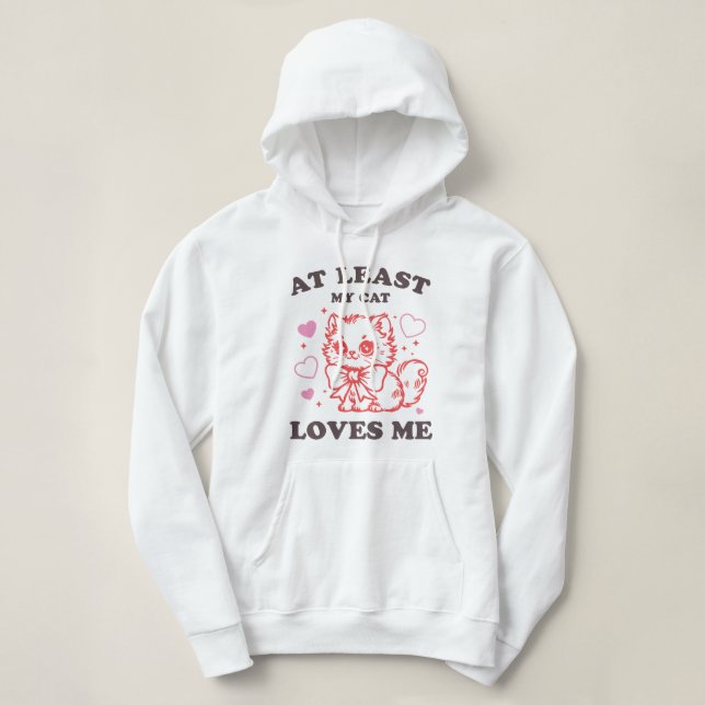 Funny Valentine Day Hoodie (Design Front)