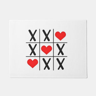 Funny Valentine Hearts Coules Matching Lovers  Doormat