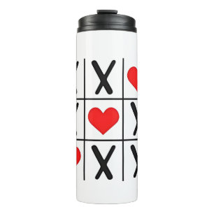 Funny Valentine Hearts Coules Matching Lovers  Thermal Tumbler