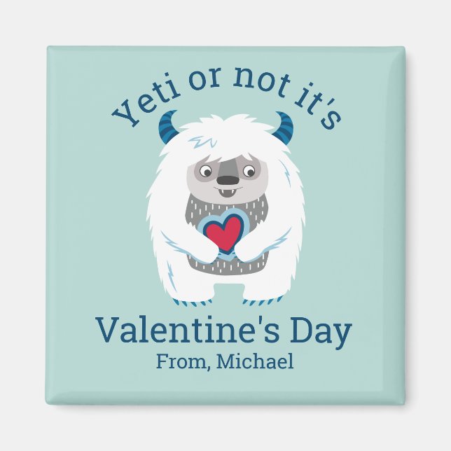 Funny Valentine Magnet (Front)