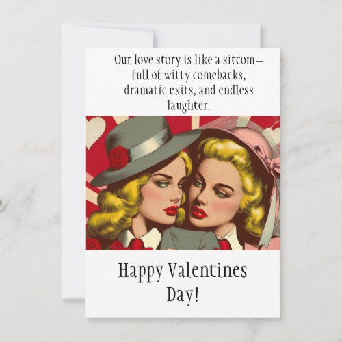 Funny Valentine Note Card
