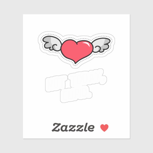 Funny Valentine Quote Single Life Cartoon Sticker (Sheet)