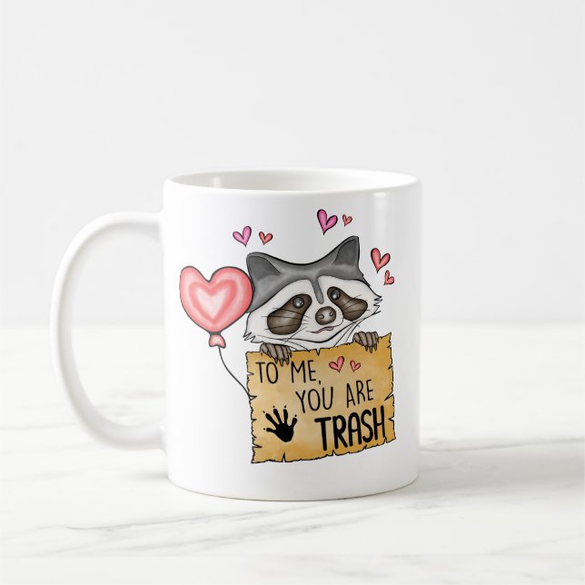 Funny Valentine Rude Valentine Coffee mug (Left)