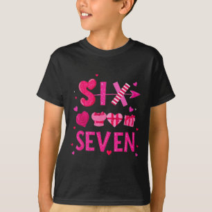 Funny Valentine’s Day 67 Meme Six Seven 6 7 Valent T-Shirt