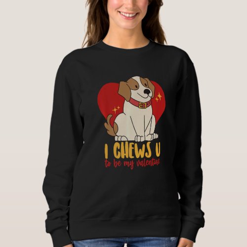 Funny Valentine S Day Beagle Dog Lover My Valentin Sweatshirt