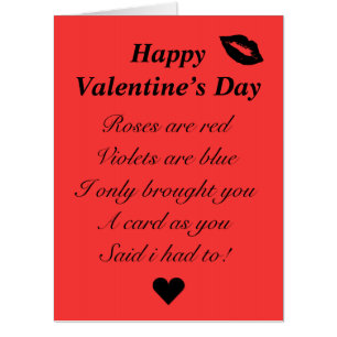 Funny Valentine’s Day card