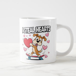 Funny Valentine’s Day – Cute, Modern & Humorous  Giant Coffee Mug